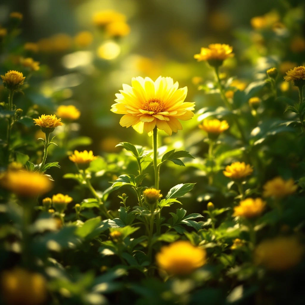 Goldene Blütenpracht
